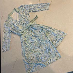 J. McLaughlin wrap dress. Size large.